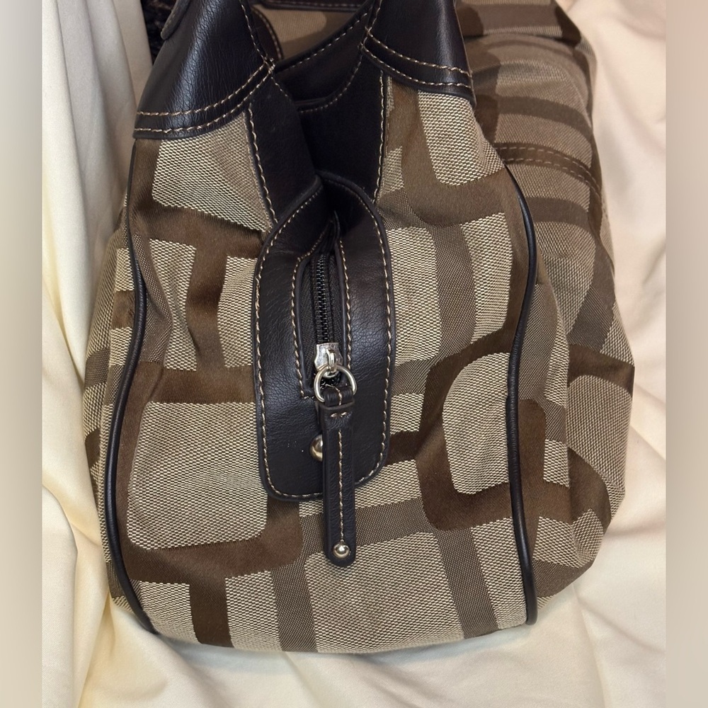 Nine West Brown and Beige Shoulder Bag - Picture 13 of 15